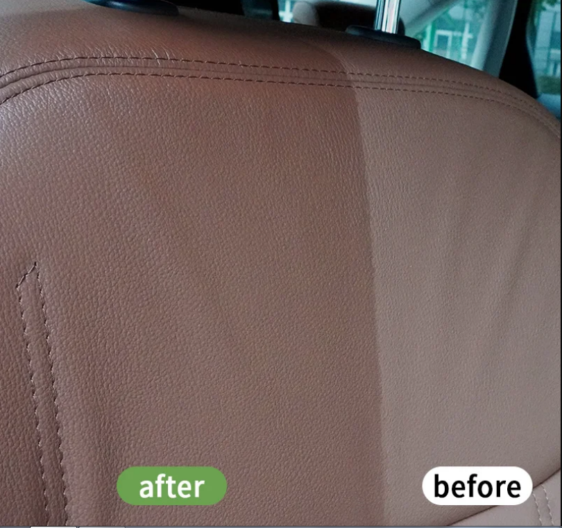 HGKJ Spray Réparateur pour Plastique et Cuir - 300ml, Inclut Chiffon et Éponge - Redonne Éclat et Protection à Votre Voiture