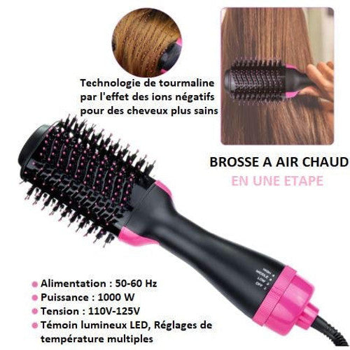 Volumiseur et Sèche-Cheveux 2 en 1 : Élégance et Praticité Réunies pour des Cheveux Sublimes