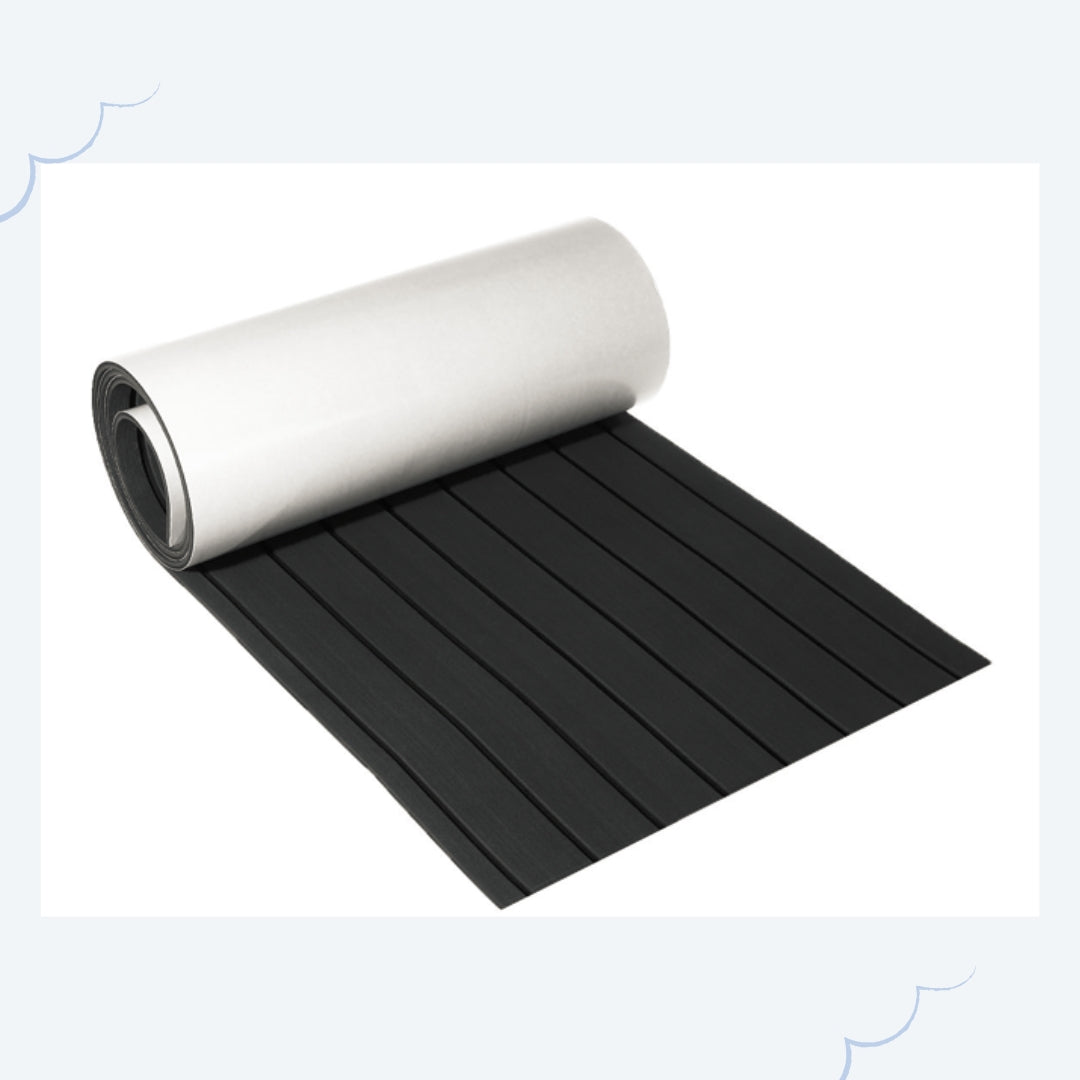 Tapis de sol Auto-adhésif en mousse synthétique - Pour sols et bateau