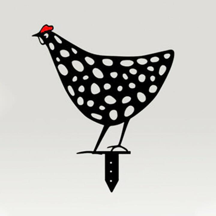 Poule de décoration de jardin