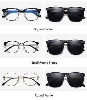 Lunettes de Soleil Polarisées à Clipser avec Des Clips Métalliques pour Lunettes de Vue