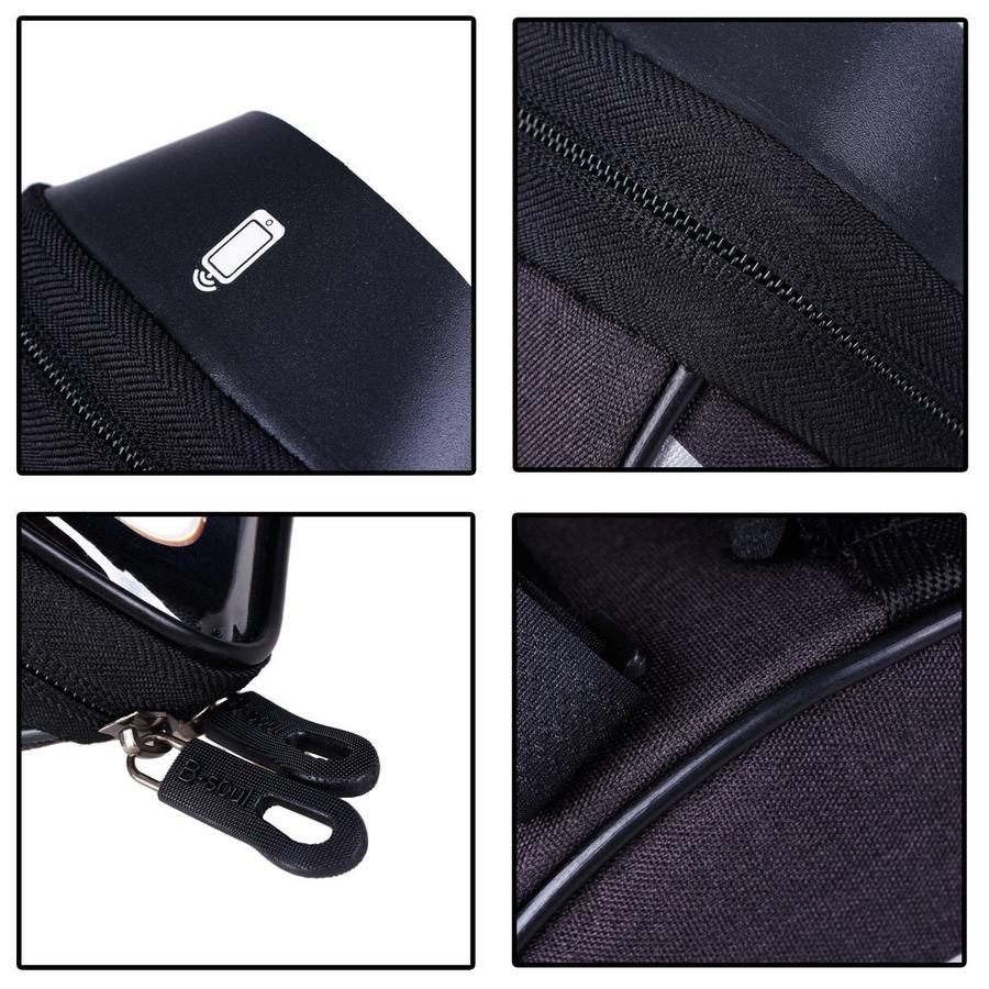 Sacoche de téléphone Black étanche pour vélo