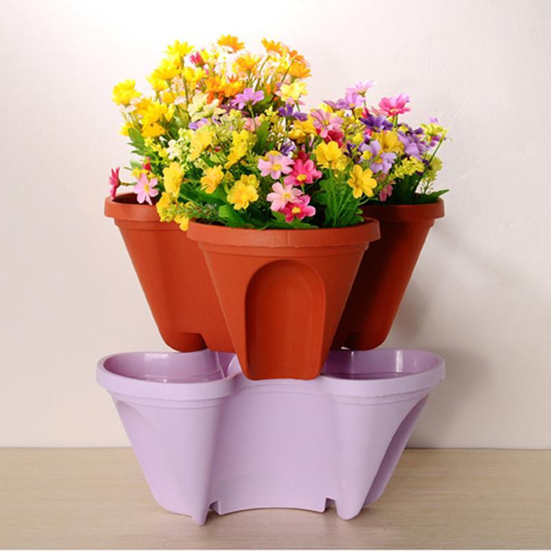 Jardinières empilables-Planteurs empilables