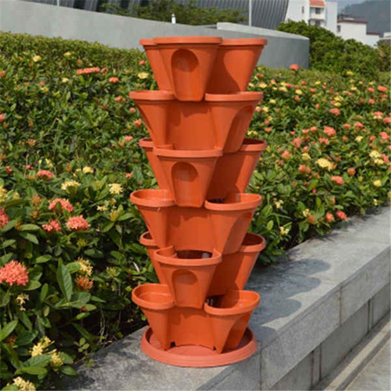 Jardinières empilables-Planteurs empilables