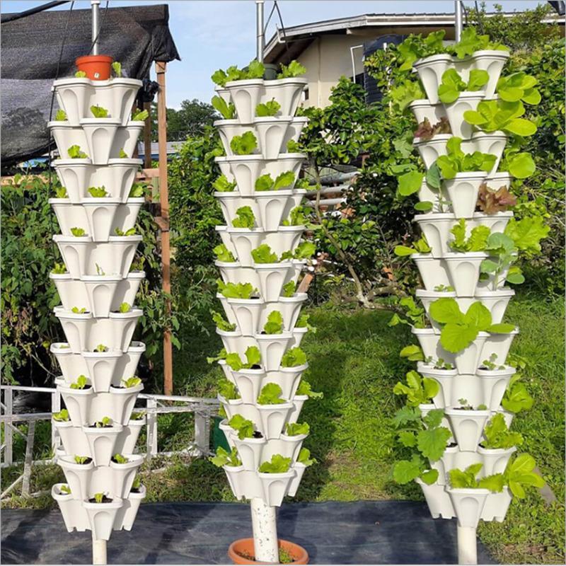 Jardinières empilables-Planteurs empilables