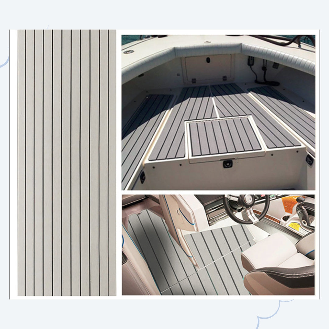 Tapis de sol Auto-adhésif en mousse synthétique - Pour sols et bateau