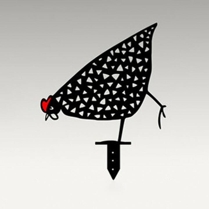 Poule de décoration de jardin