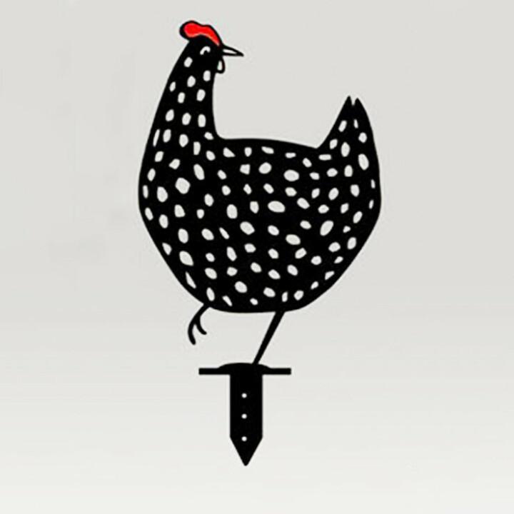 Poule de décoration de jardin