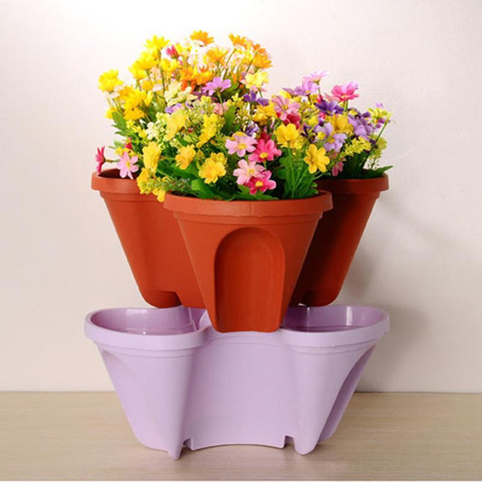 Jardinières empilables-Planteurs empilables